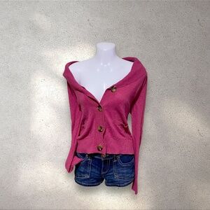 Mossimo Supply Co. Button Up Pink Cardigan